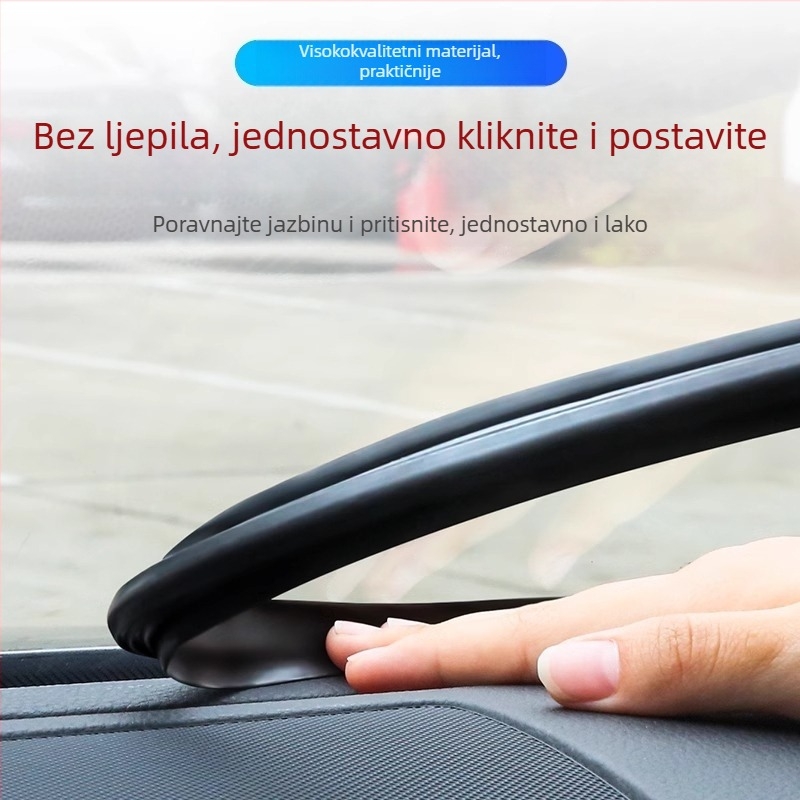 Automobilska brtvila VS-007 gumena, 1.5 mm, za središnju konzolu i instrument ploču, univerzalna