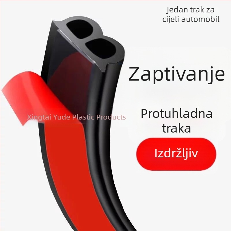 Automobilska brtva traka tipa B s EPDM pjenom – brtva za vrata s otpornosću na vjetar, prašinu, zvuk i sudare