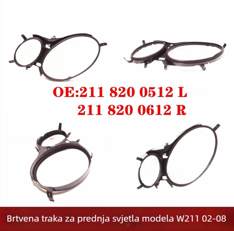 Brtvilo za far Mercedes-Benz W211 – gumena brtva s vanjskim gumenim prstenom 2118200512