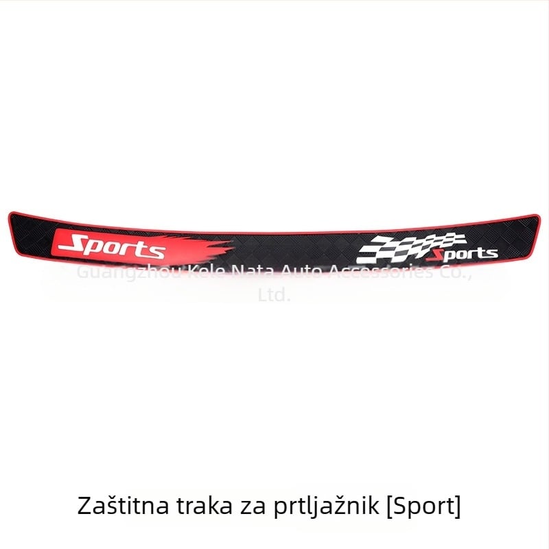 Traka za zaštitu prtljažnika protiv sudara, karirasta tekstura, PVC mekana guma, debelena, model P037