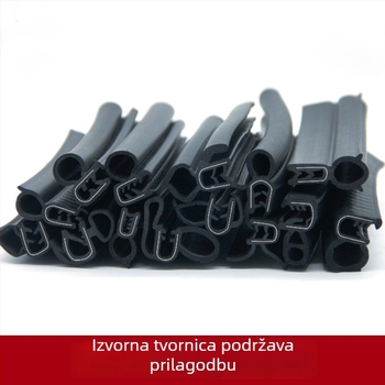 Automobilski brtvilo za zadnja vrata i bočna vrata s ugrađenom čeličnom trakom, EPDM guma