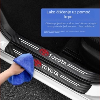 Kožne naljepnice za karoseriju automobila – Svjetleći prag za zaštitu praga