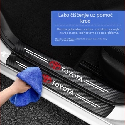 Kožne naljepnice za karoseriju automobila – Svjetleći prag za zaštitu praga