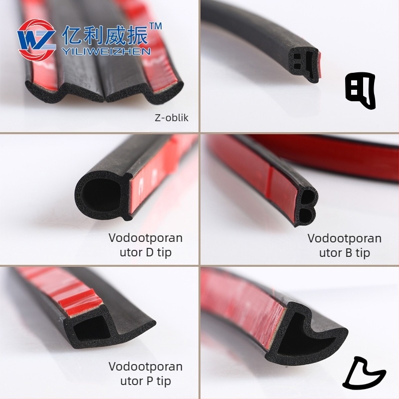 Automobilski brtveni trak za vrata – zaštita od prašine i smanjenje buke, visoka toplinska otpornost, brend Yiliwei Zhen