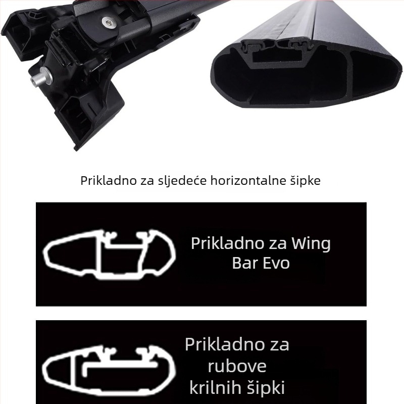 Zaptivna traka za krovni nosač prtljage automobila, otporna na habanje, marka Jinqilai