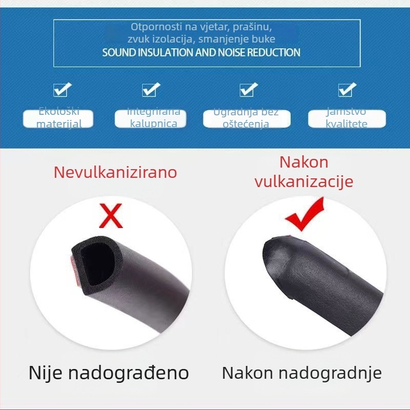 Automobilska brtvila za prednja i stražnja vrata, poklopac motora i prtljažnik; guma; Morning billion; model zy; pogodna za posebne automobile