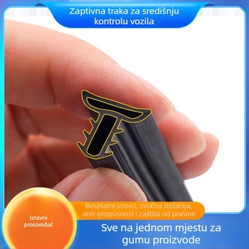 Brtveni trak za automobilsku središnju konzolu, gumeni materijal, prilagodba dostupna