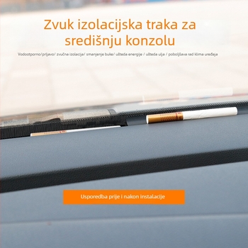 Brtveni trak za automobilsku središnju konzolu, gumeni materijal, prilagodba dostupna