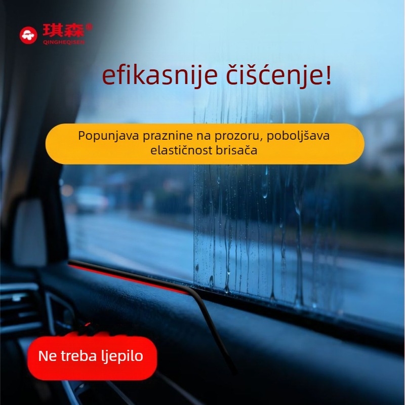 Gumeni brtveni trak za razmak između prozora automobila, model Cxgex-12, debljina 6 mm, materijal: spužva