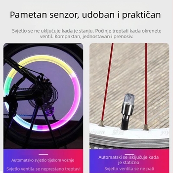 Svjetla za ventil gume motocikla od nehrđajućeg čelika, navojni priključak, opće dimenzije