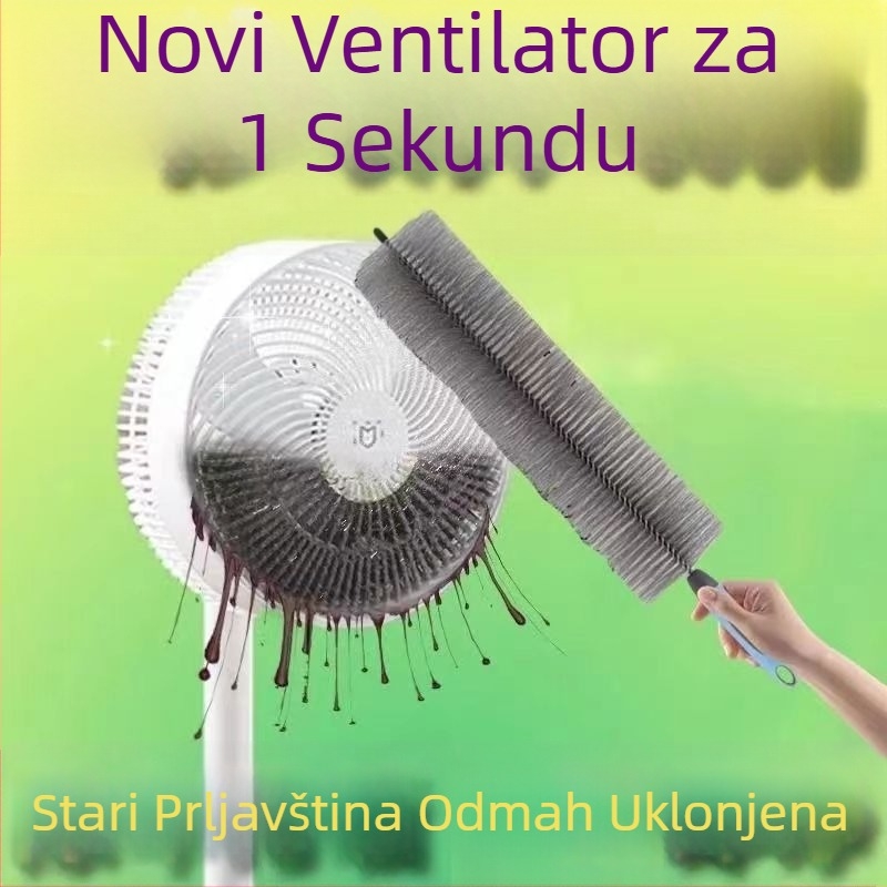 Četka za prašinu s savitljivom drškom — plastična konstrukcija, višenamjenska za čišćenje šavova