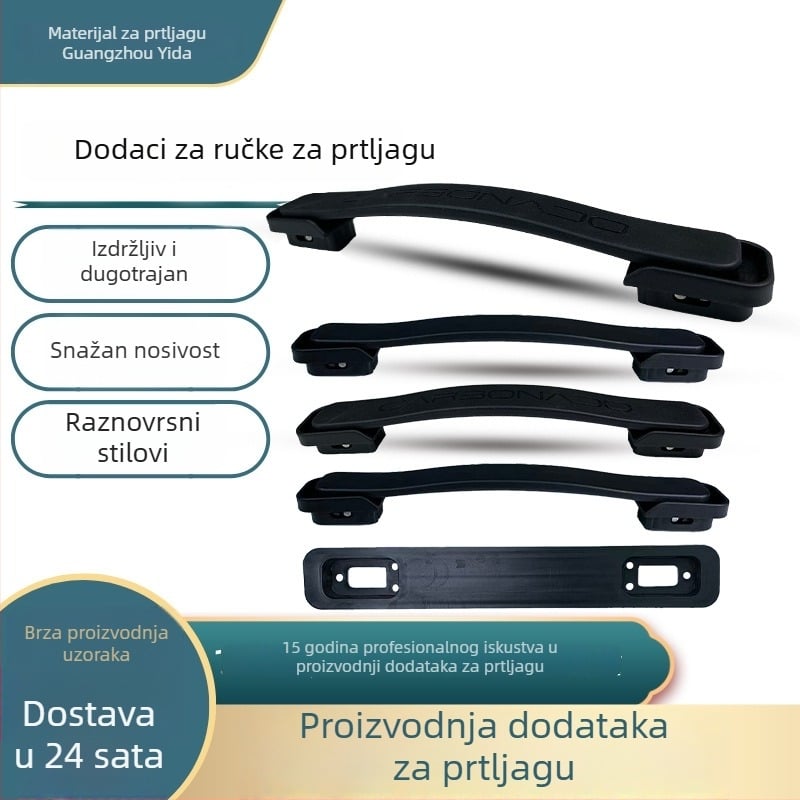 Izdržljiva ručka za prtljagu, čvrsta ručka za vuču, ručka za kutiju za vino i kutiju za šminku