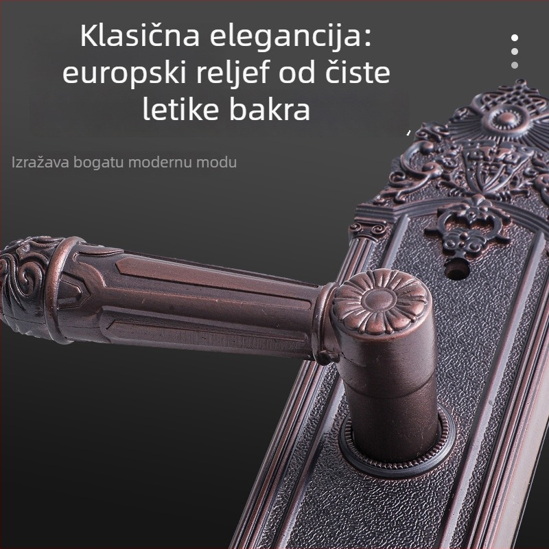 Kvaka za vrata | Materijal: cinkova legura; Model: 6009; Marka: Hongshun; Stil: lagani luksuz