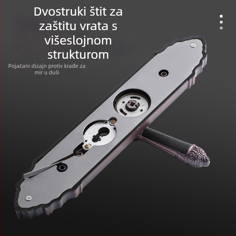 Kvaka za vrata | Materijal: cinkova legura; Model: 6009; Marka: Hongshun; Stil: lagani luksuz