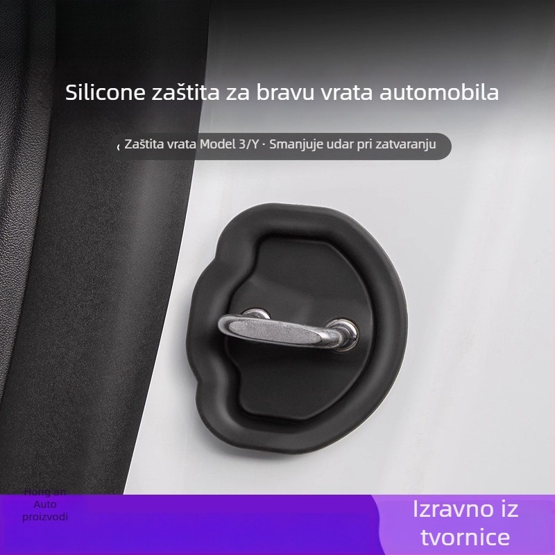 Silikonski zaštitni poklopac brave vrata s trakom protiv sudara, univerzalno zaštitno kućište