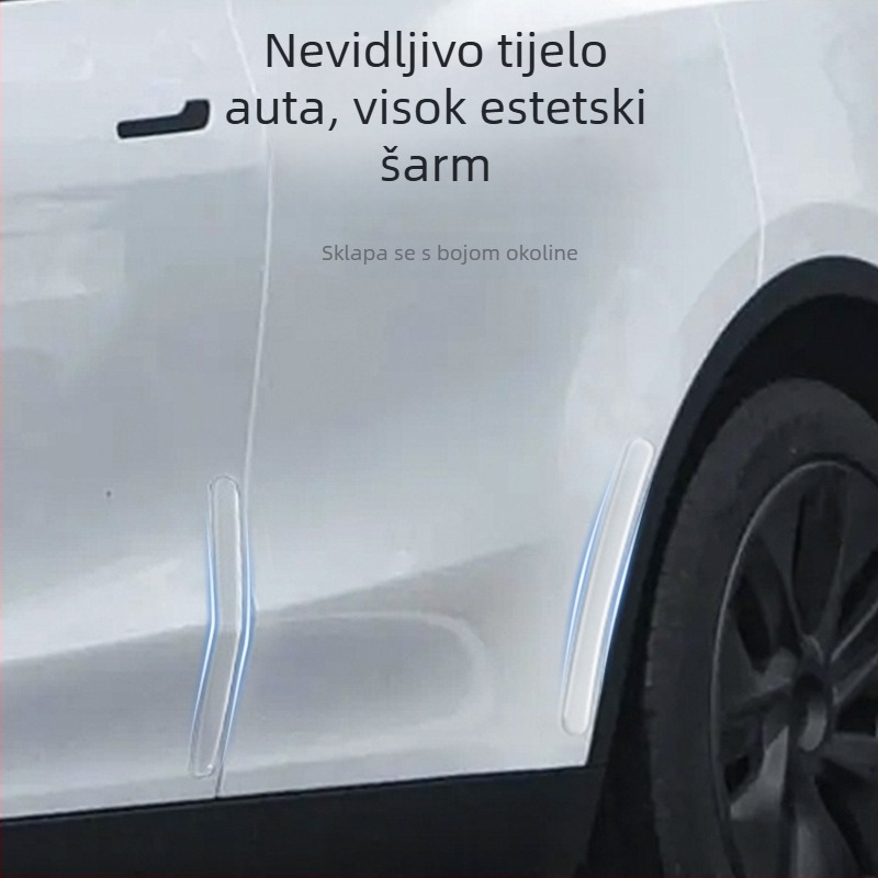 Traka za zaštitu vrata od sudara za Tesla Model Y/Model 3 – PU ljepilo, prilagodljivo