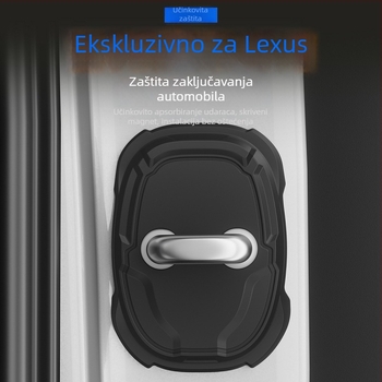 Silikonska antikolizijska traka za Lexus, zaštita mehanizma zaključavanja vrata, model 014