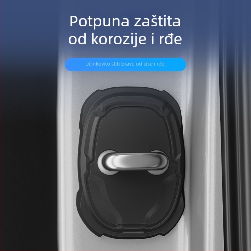 Silikonska antikolizijska traka za Lexus, zaštita mehanizma zaključavanja vrata, model 014