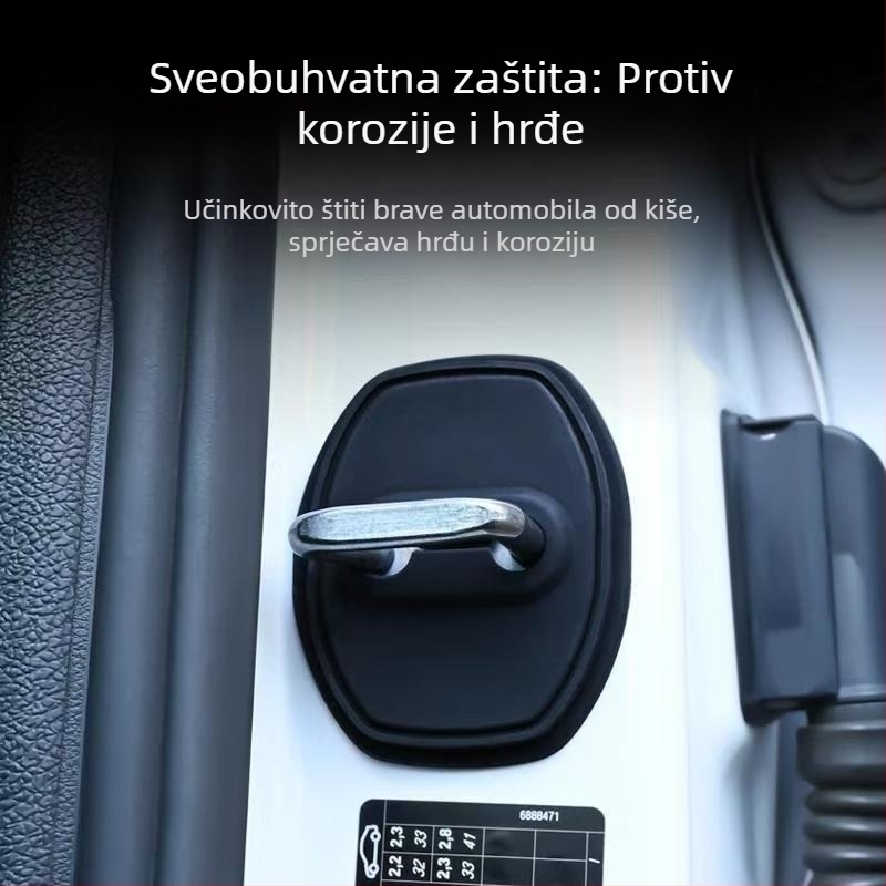 Silikonska podloga za ublažavanje vibracija zračnog jastuka automobila, univerzalni model, otvaranje ljuljački, dvostrano ljepljiva traka, razmak srednjih rupa 1,5 cm