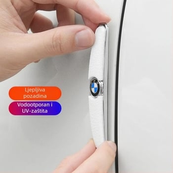 Traka za zaštitu vrata automobila protiv sudara, metal+PVC, kompatibilna s općim modelima, prilagodljiva obrada