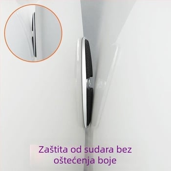 Traka za zaštitu vrata automobila protiv sudara, metal+PVC, kompatibilna s općim modelima, prilagodljiva obrada