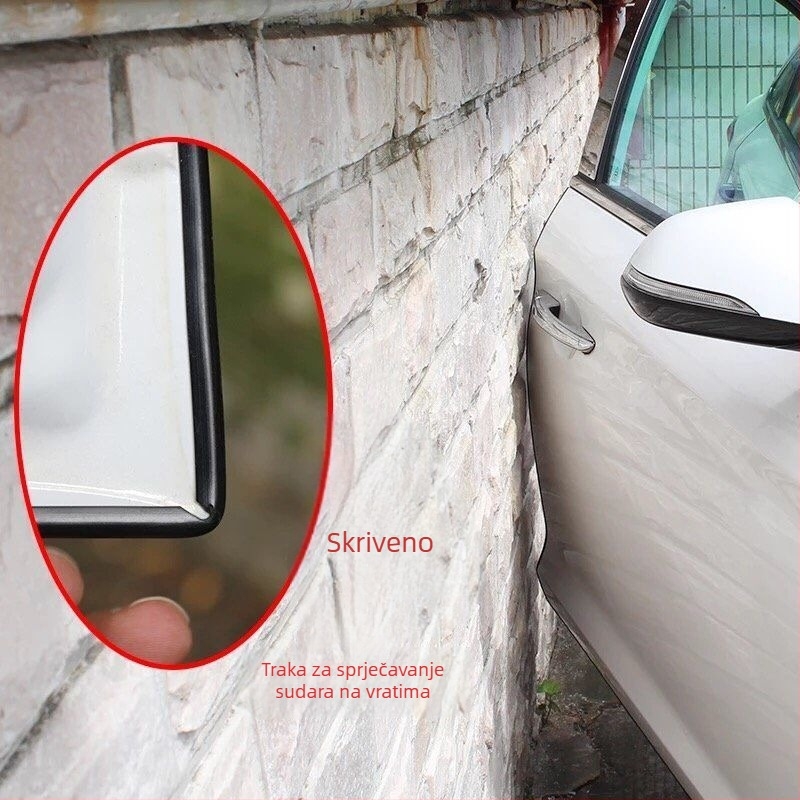 Automobilska traka za zaštitu vrata — zaštita od ogrebotina, poklopac motora, univerzalna dekorativna naljepnica, model AAAA, opča kompatibilnost, više stilova