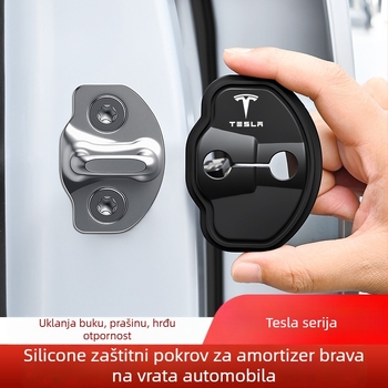 Tesla poklopac za zaključavanje vrata – silikon, ljepilo protiv sudara, kompatibilan s Tesla, porijeklo Guangzhou