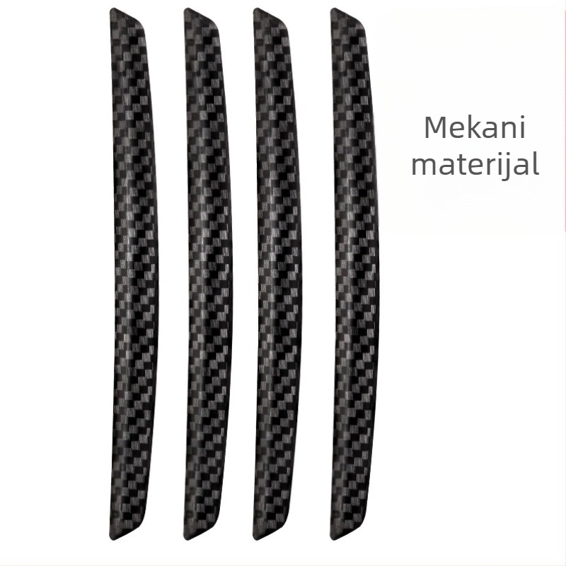 Zaštitna traka od sudara za rub vrata i retrovizor automobila – set od 4 komada, PVC, model DM-047, marka JUSTAUTO/Jiantu, univerzalno
