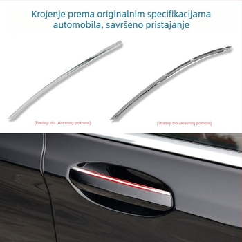 Oukachi ukrasna traka ručke vrata za BMW Serija 7 G12, kromirani završetak, dio 51217472725