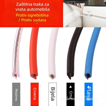 Auto zaštitna traka za vrata - PVC materijal, prilagodljiva, pogodna za opće modele