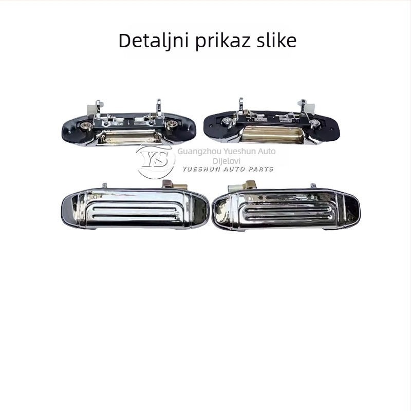 Vanjska ručka vrata automobila s premazom — Kompatibilno s Mitsubishi Pajero V31V32V33V43V44V45; Marka Yueshun, Materijal: Plastika (Model kodovi MR156875 MR156876 MR156877 MR156878; Kompatibilnost: V31–V45)