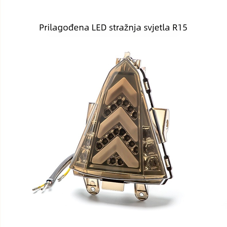 Stražnja svjetiljka za Yamaha YZF R15 (2014–2016), LED, 12V, 10W, meko svjetlo