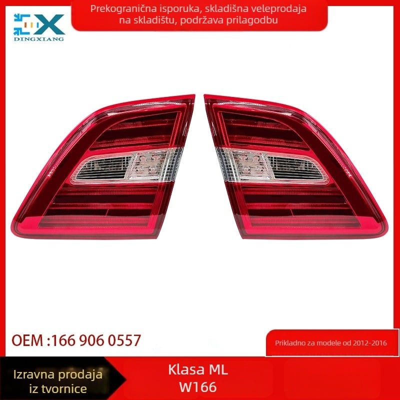Mercedes-Benz W166 stražnja svjetla 1669060557/1669060457, kompatibilno s W166, originalni izvor svjetla, originalni napon