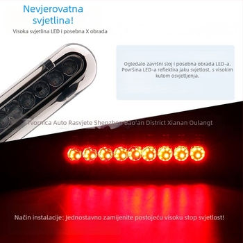 LED svjetlo za kočnicu za Suzuki Jimny — 3030 LED izvor, 5W, 12V, trajanje 50 000 h