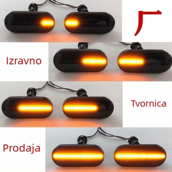 VW Golf LED stražnje svjetlo s tekućim svjetlom i bočnim pokazivačem — LED 3W, 10–30V, 50 000 h, model DZ22668