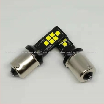 LED 3030, model 1156, 12V 12W, 6000K – automobilno svjetlo za vožnju unatrag, kočnicu i pokazivač smjera