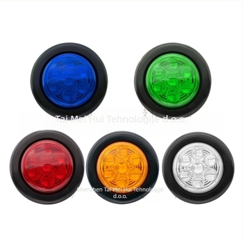 Bočna svjetiljka za kamion s lećom i gumastim brtvom, 24V, 7LED (2835), 6000K, vijek 50 000 h, model 07A-RYWBG