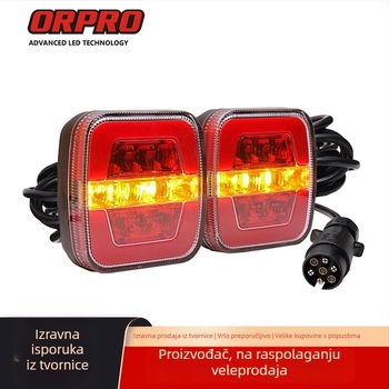 Stražnje svjetlo automobila ORPRO ABS+PC 12-24V Model 5006-2MG Kompatibilno s vanom, kamionom, prikolicom, kamp prikolicom