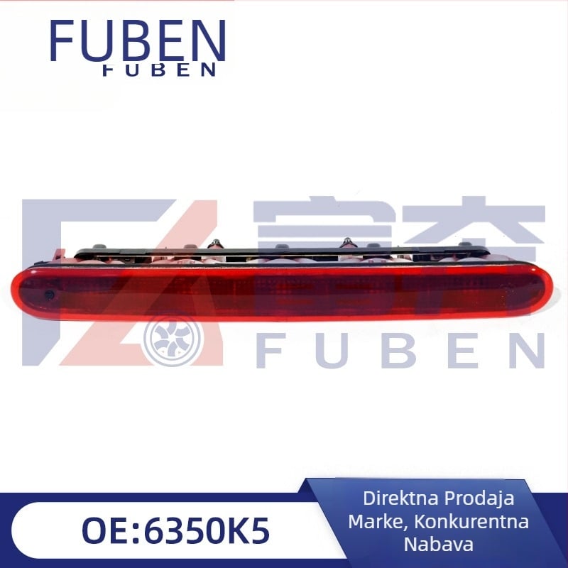 Visoko kočiono svjetlo 6350K5 6351EL, ABS, brend V WELLEG, kompatibilno s Citroën C2, Peugeot 206 i 207