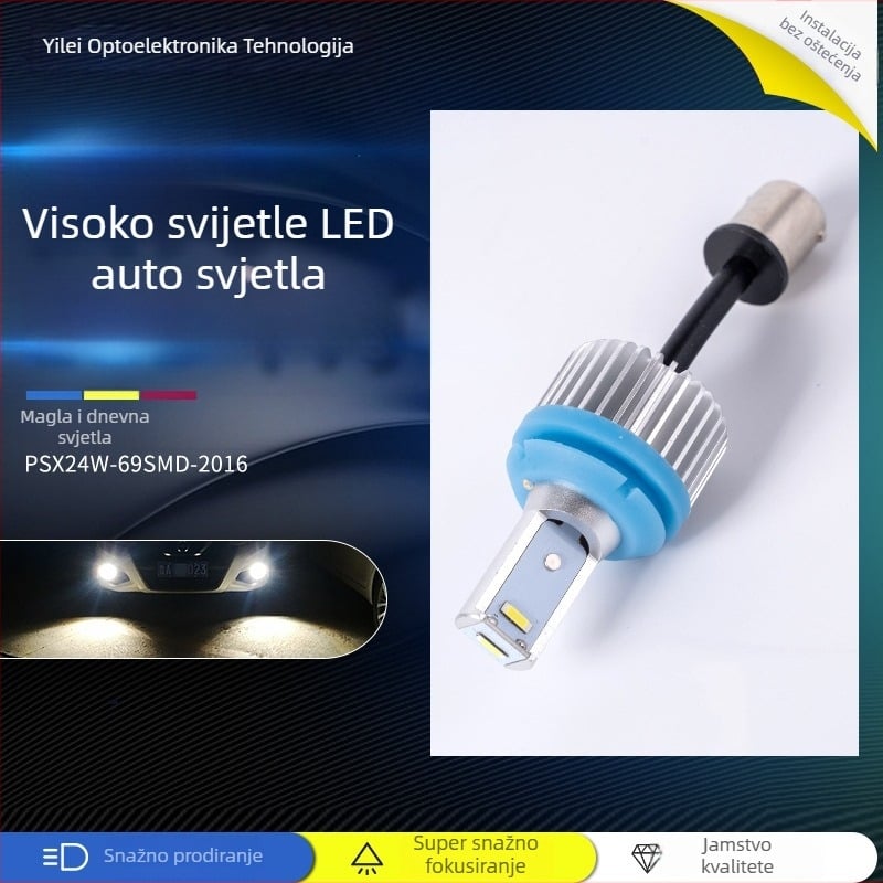 LED pokazivač smjera i svjetlo za kočnice 1156-2SMD-1860, 9W, 10-30VAC, 6000-6500K, 50000h
