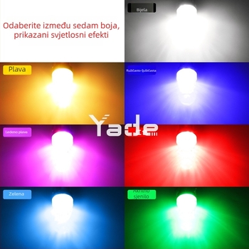 LED svjetlo za kočnice motociklima i automobilima, 12V, 9×2835 SMD, snažno stražnje svjetlo s lećom, model Bullet 3D, dimenzije 40×20 mm