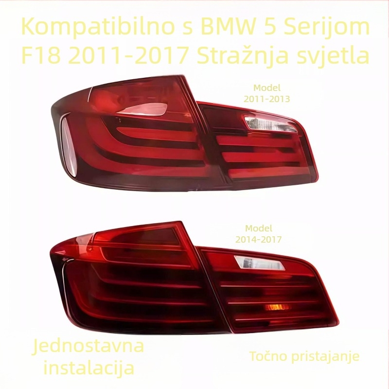 LED stražnje svjetlo za BMW 5 Series F18, 12V, standardna snaga, stražnje kočenje i svjetlo za vožnju unatrag