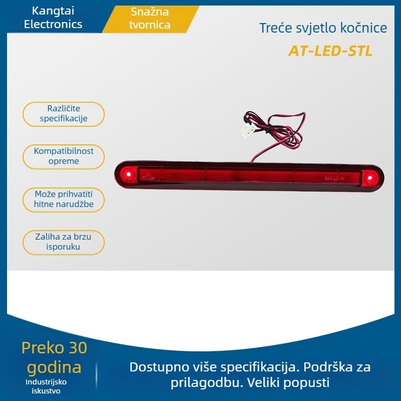 LED visoko postavljeno kočiono svijetlo, 12V, 2.56W, Model 01 Neutral Type LED High Slot Brake