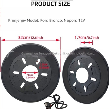 LED svjetlo za kočnice Ford Bronco - ABS, SPBTE-LM, 12V, 8W, 2400 lm