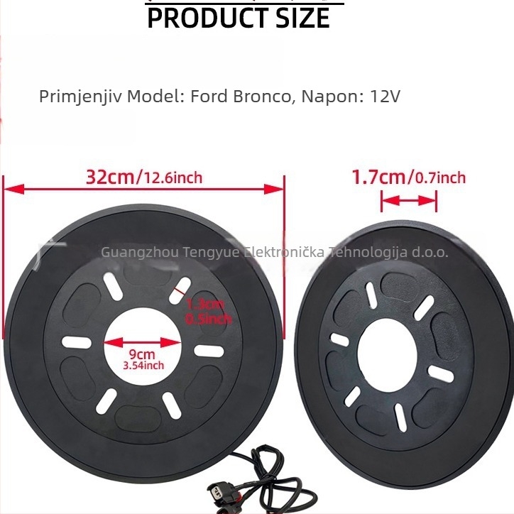 LED svjetlo za kočnice Ford Bronco - ABS, SPBTE-LM, 12V, 8W, 2400 lm