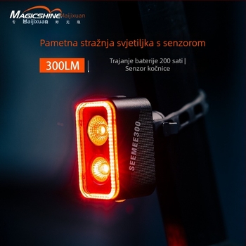 Magicshine SEEMEE 300 Stražnja svjetiljka za bicikl s senzorom kočenja za cestovne bicikle