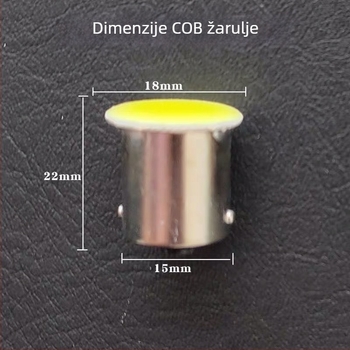 COB LED žarulja za automobilsku kočnicu i stražnje svjetlo, za kamione, 12V-24V, 10W, bijela svjetlost