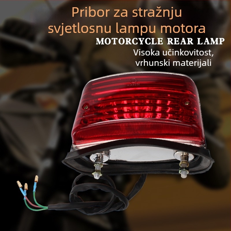 Zadnja svjetla za motor Honda – Strada 7 Racing, CA250 Big Eagle King Storm Prince