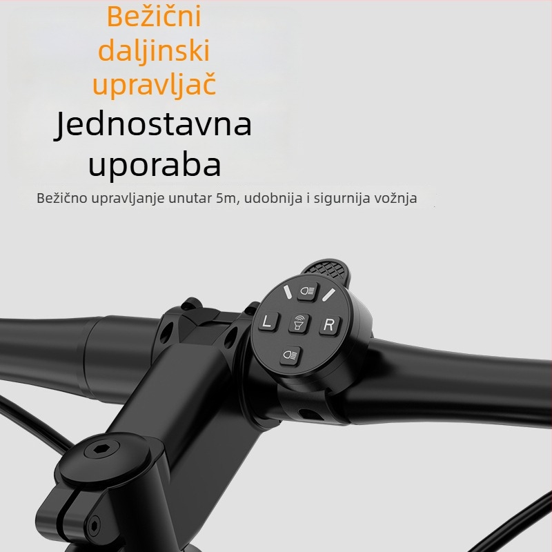 ANYBIKE Bežična stražnja svjetiljka s daljinskim upravljanjem i senzorom kočnice za planinske i cestovne bicikle