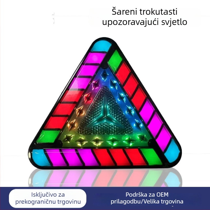 Trokutno LED stražnje svjetlo za kamione – trobojno upozoravajuće svjetlo, visoka svjetlina stražnjeg kočnog svjetla